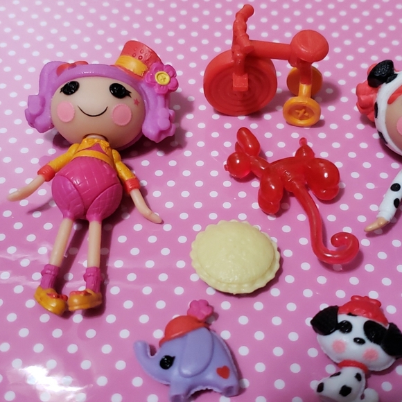 Rare Complete Mini Lalaloopsy Silly Fun House Peanut Ember Dolls Playset - Picture 6 of 6